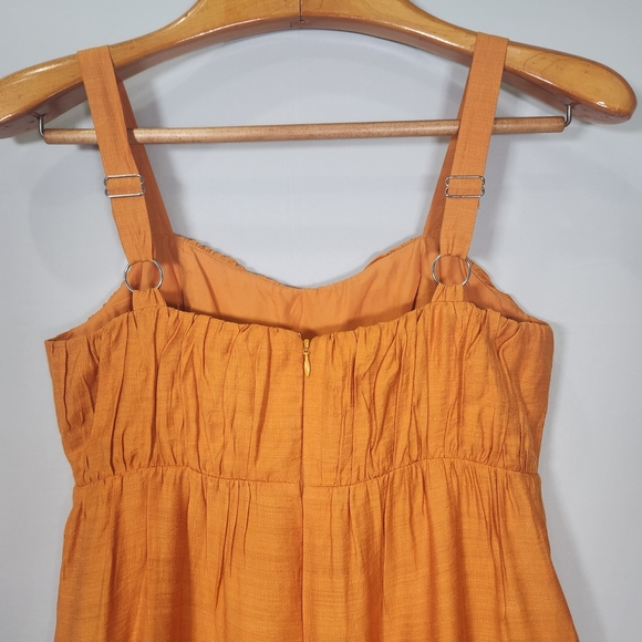 NWT Express Mustard Color Mini Dress - Picture 3 of 12